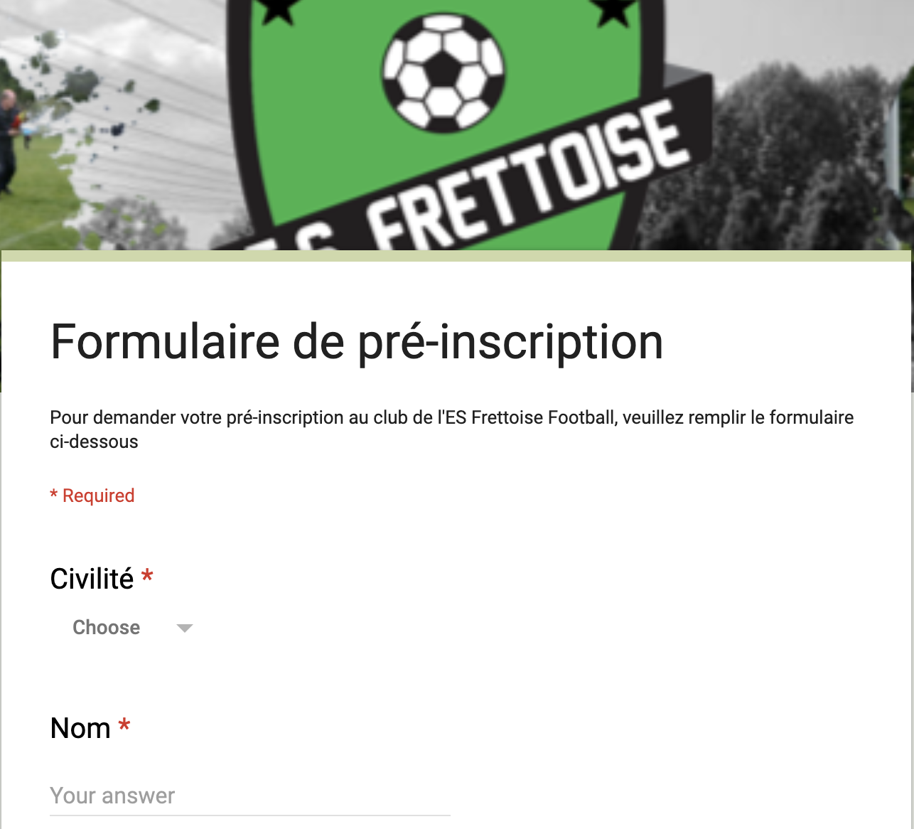 Actualité - Tutoriel pour la licence dématérialisée - club Football